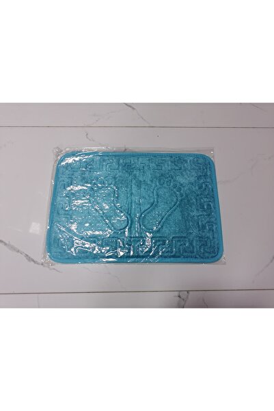AYHOME Dijital Baskılı Kaymaz Tabanlı Banyo Lavabo Kapi Önü Paspasi Ayak Izli...