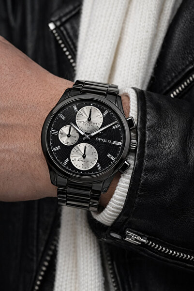 S.POLO New Sports Model Black Color Men's Watch Bracelet with Gift Father's D...