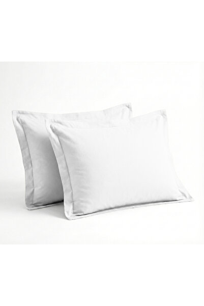 Sabia طقم غطاء وسادة أكسفورد 100% قطن 62 خيط (155 TC) مقاس 50×70 سم