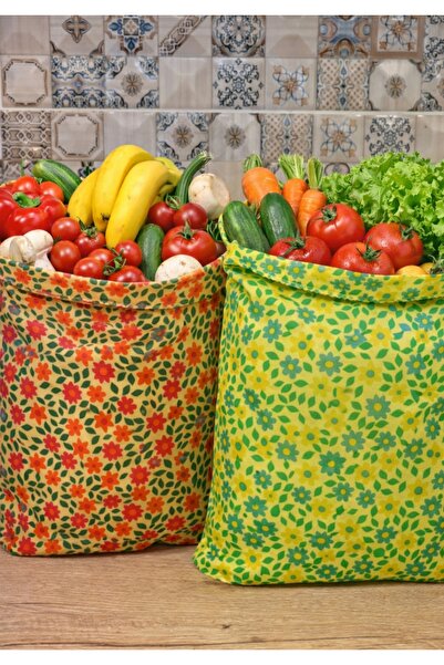 Vera Food Balmumu beeswax tekrar kullanılabilir saklama bez(iki kese+bir bez)i