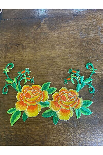 Gönülden Tasarım 22X9 cm folija za lepljenje na peglu, obojena, narandžasta