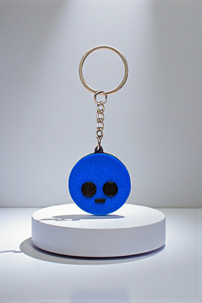 Saes Labs Brawl Stars Sad Expression Keychain
