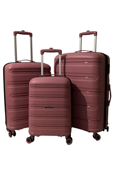 Atlas Pp Super Flexible Unbreakable Luggage Set 3 Pieces