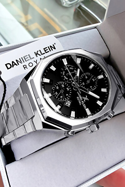 Daniel Klein Erkek Kol Saati 3 Atm Su Geçirmez Gümüş Renk Çelik Kordon Cbk466