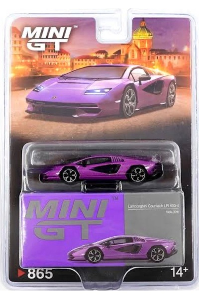 mini gt lamborghini countach LPI 800-4 viola 30 th