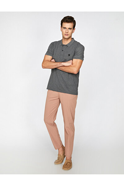 Koton Pantaloni roz pentru bărbați 7YAM49710NW