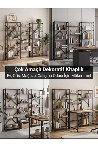 Ceritoğlu Demonte Dekoratif Kitaplık-Raf -Süs-Basit Kurulum