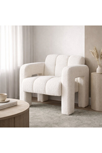 MTA Desing Modern Q Berjer Koltuk | Geniş Oturum | Salon & Ofis Uyumlu