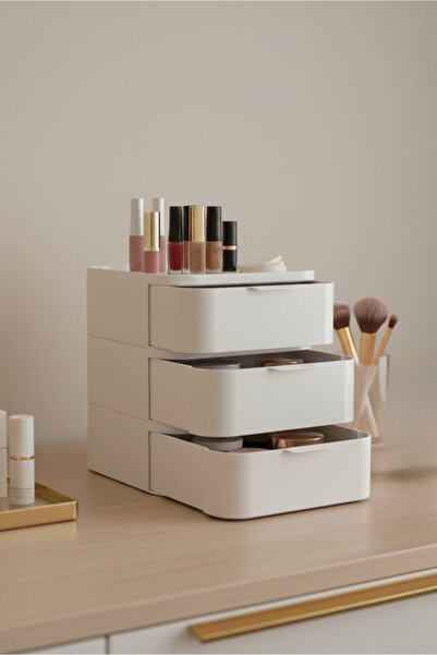 Higienox منظم خزانة 3 أدراج من أوليفيا تريبلكس