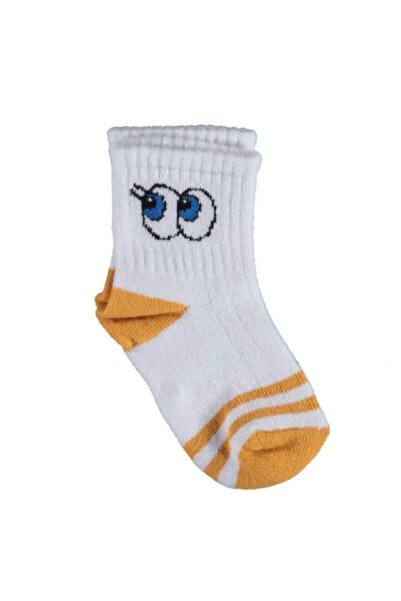 Bibaby جوارب عضوية ذات عيون قصيرة بلون الخردل