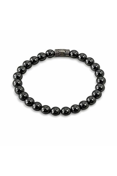 Sunshe Atelier سوار حجر الهيماتيت الطبيعي (الشجاعة والتوازن)