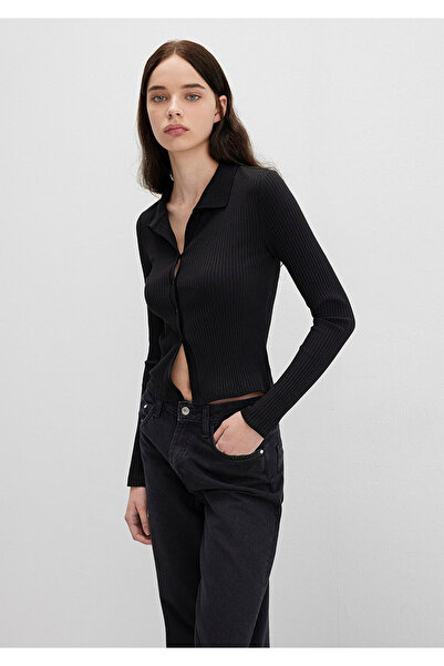 Mavi Black Polo T-Shirt Fitted / Bodycon Fit 1613594-900