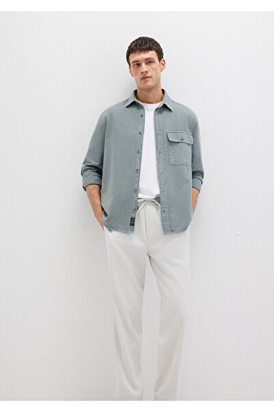 Mavi Grünes Hemd Regular Fit / Normaler Schnitt 0211668-80889