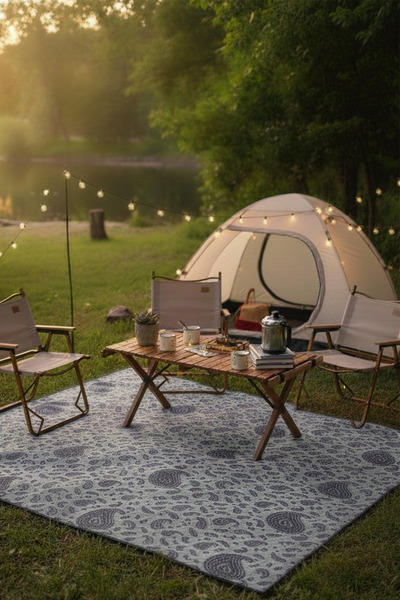 Mavera Life Taşınabilir Kamp Ve Piknik Örtüsü - Su Geçirmez, Kalın, 143x172cm...