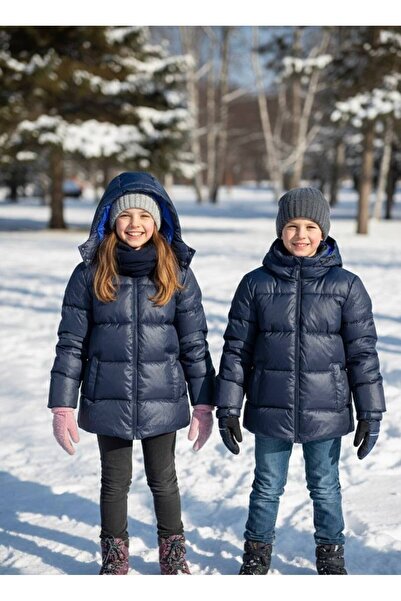 YusGos Unisex Baby Girl/Boy Hooded Zippered Puffer Jacket (2-15 Years)