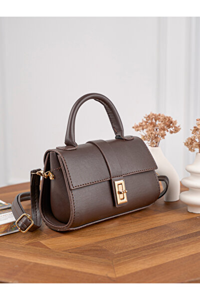 Mojeva حقيبة يد وكتف نسائية صغيرة من Ruby Model مع غطاء حزام جانبي قابل للتعديل