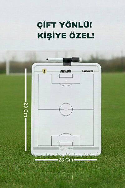 Tasarım Matbaa Kişiye Özel Futbol Taktik Tahtası (Çift Taraflı)