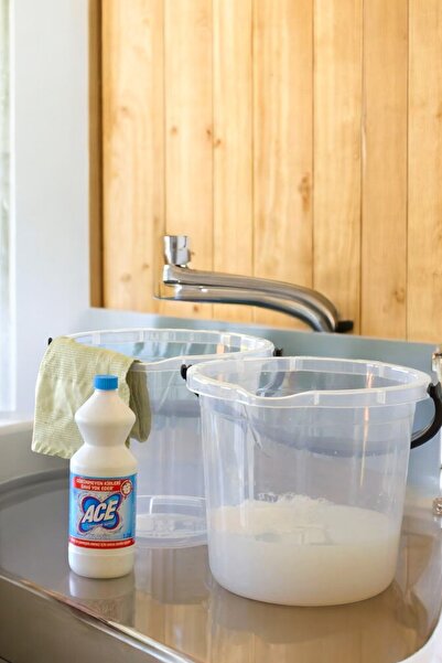 biedda Şeffaf Kapaksız Su Kovası 13 Litre 2 Li Set Şeffaf Temizlik Ve Su Kovası