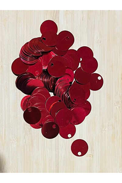 Öztürk Патик, чанта, супла и макраме мъниста 20 мм, 25 г. Червени. Приблизите...