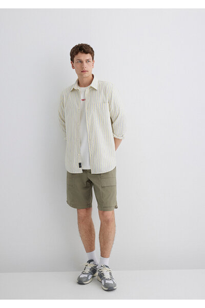 Mavi Green Cargo Shorts 0410269-86961