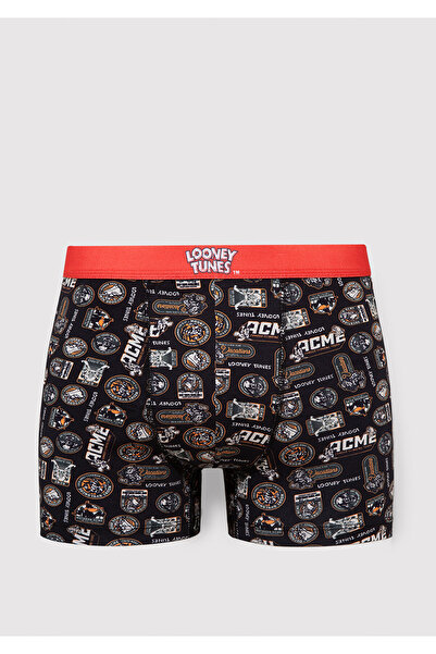 Mavi Looney Tunes Baskılı Siyah Boxer 0911635-900