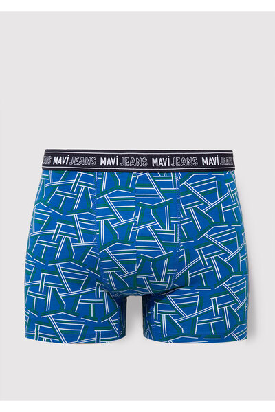 Mavi Baskılı Boxer 0911065-70695
