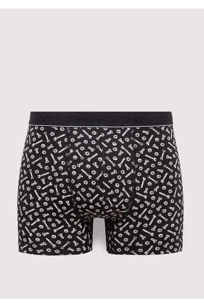 Mavi Boxer negru imprimat 0910444-85857