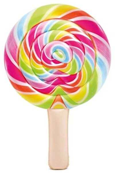 Intex Saltea gonflabilă de plajă, Lollipop, Intex, 208 x 135 cm, multicoloră