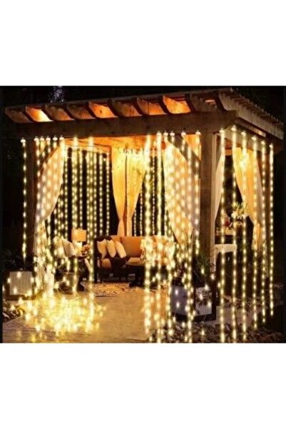 OEM Cortină luminoasă de Crăciun, efect de ploaie albastră, 504 LED-uri, 32,5...