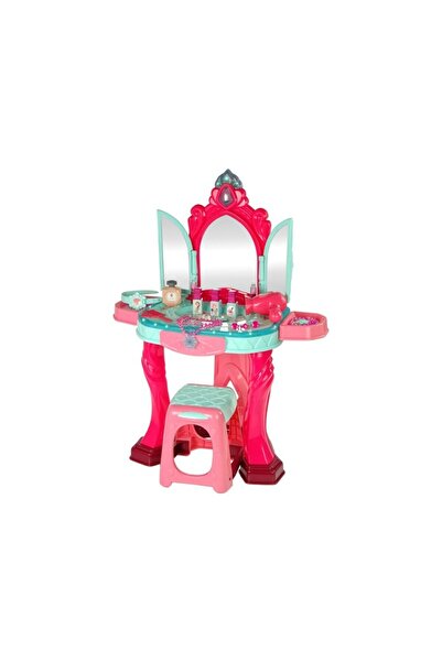 LeanToys Set de frumusețe cu accesorii, masă de toaletă pentru fete MCT 9436