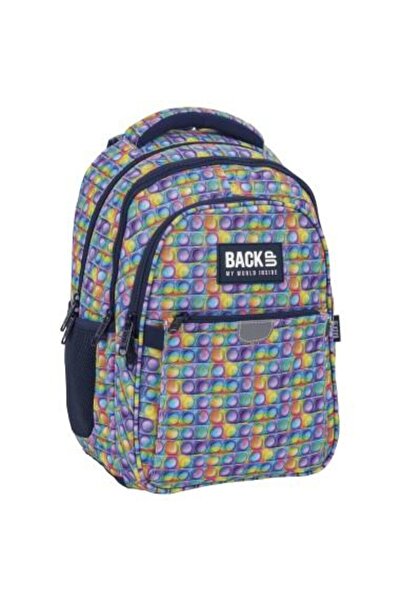 Mercaton Rucsac școlar BackUp POP IT! - Ergonomic - 4 compartimente