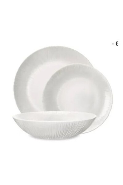 OEM Set farfurii opal, 18 piese, Coconut