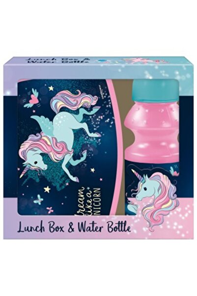 Derform Set cutie sandwich cu unicorn și sticlă