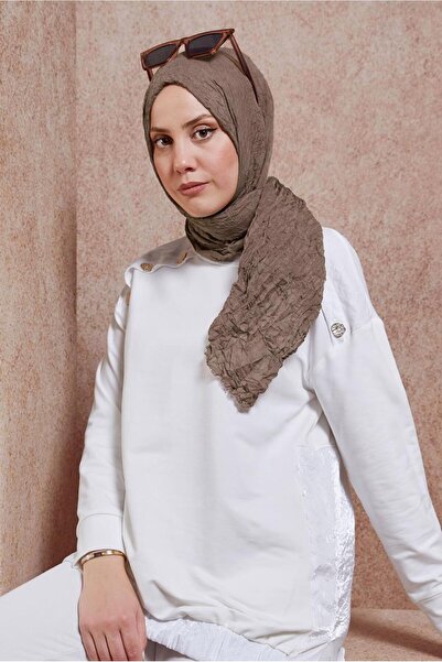 Alvina ALVINA 8423 Model Curly Shawl - Self