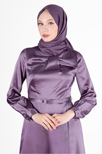 Alvina Bow Detail Belted Dress 42532