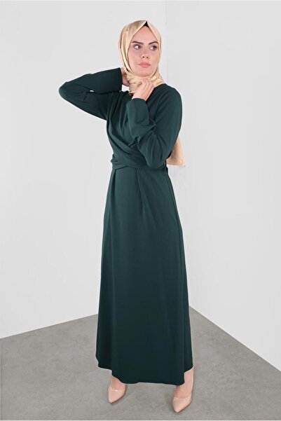 Alvina ÇAPRAZ BAĞLAMALI ELBİSE 40213