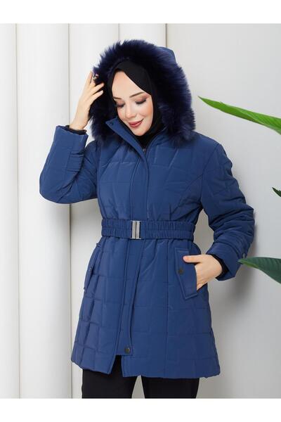 ESLEMNUR Nova fabric puffy coat 85cm