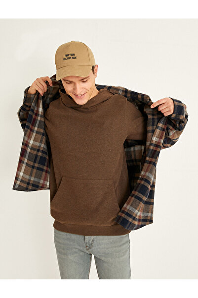 Koton Mikina s kapucí a žebrovaným lemem