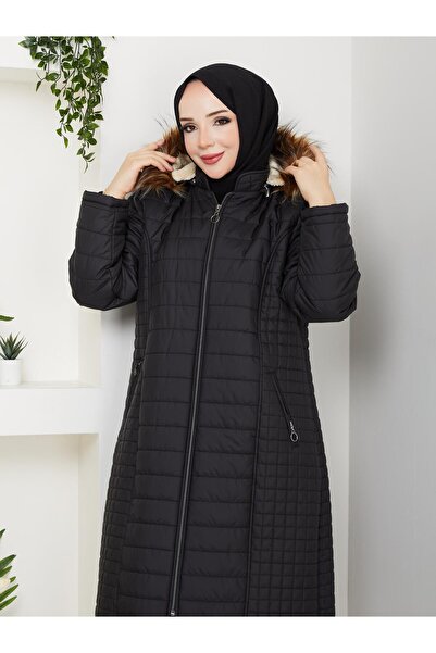 ESLEMNUR Wool Insulated Quilted Coat