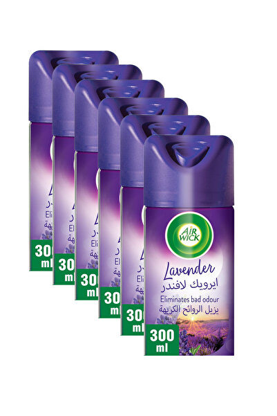 Air Wick معطر جو بخاخ برائحة اللافندر 300 مل × 6