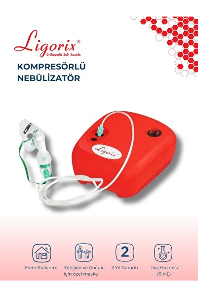 Ligorix Nebulizatör Cihazı - Çocuk Ve Yetişkin İçin - Onaylı - ÜTS Kayıtlı - ...