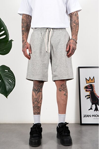 Plus Eighteen Gray Basic Men's Shorts