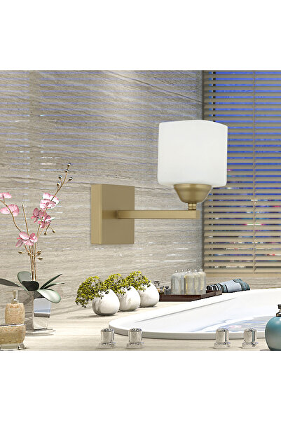 Apliqa Minel Eskitme Duvar Lambası Yatak Odası-Yatak Başı-Banyo İçin Modern A...