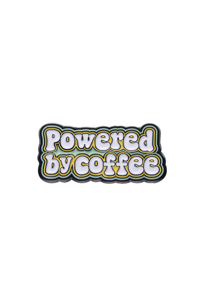 Choice Iced Coffee Color Enamel Pinzis - بروشات علوية متسخة، شارات لابيل، جين...