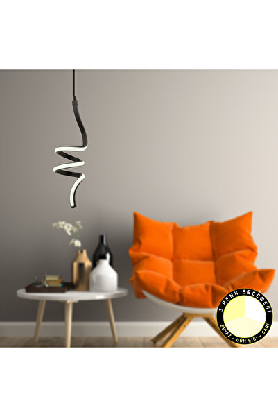 Apliqa Helio Sarkıt 27 Watt Sarkıt 3 Renkli Ledli Modern Mutfak Banyo Led Sal...