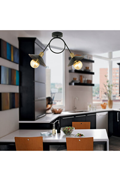 Apliqa Dominik 2 Li Modern Genç Odası Mutfak Salon Avize