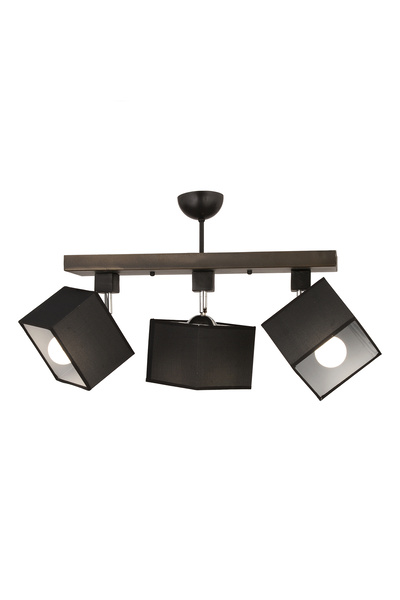 Apliqa Grande 3Lü Siyah Modern Koridor Mutfak Salon Plafonyer Avize