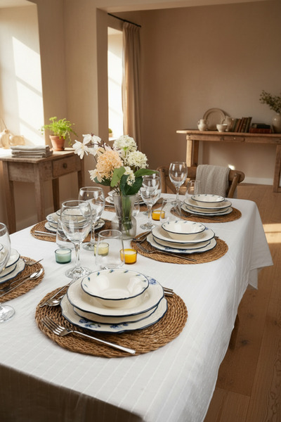 Bernardo Clara 24 Parça Porselen Yemek Takımı