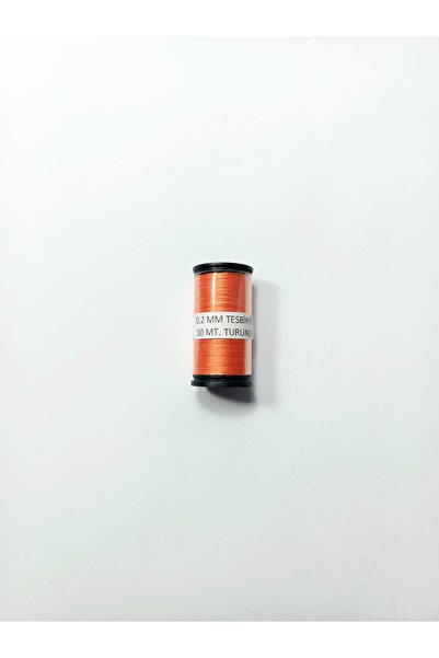 Eskişehir hobi sanat 0.2 mm 30 Meters Rosary Thread Orange Color (the Thinnes...