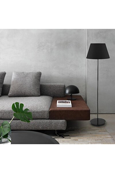 Apliqa Flora Tekli Siyah Şapkalı Siyah Dekoratif Modern Tasarım Retro Salon L...